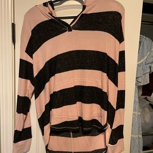 Striped Lightweight Hoodie